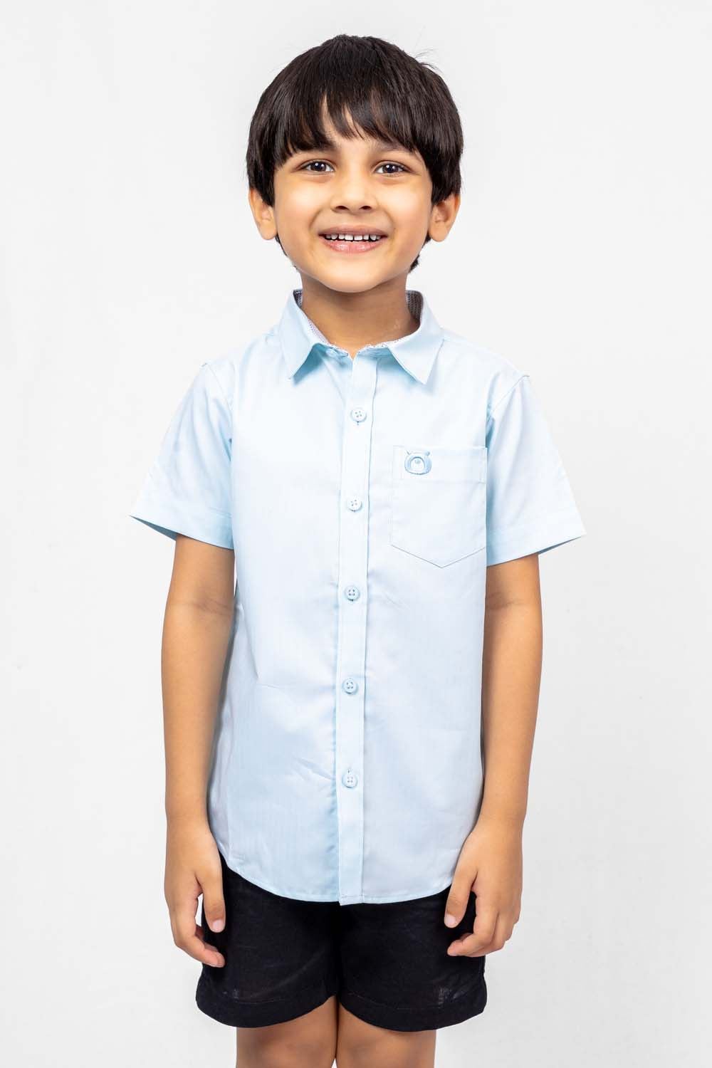 Buff & Blu Boys Light Blue Shirts | Odel.lk
