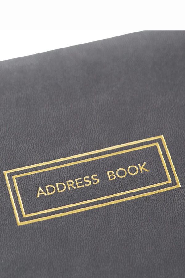Hallmark Classic Black Address Book 