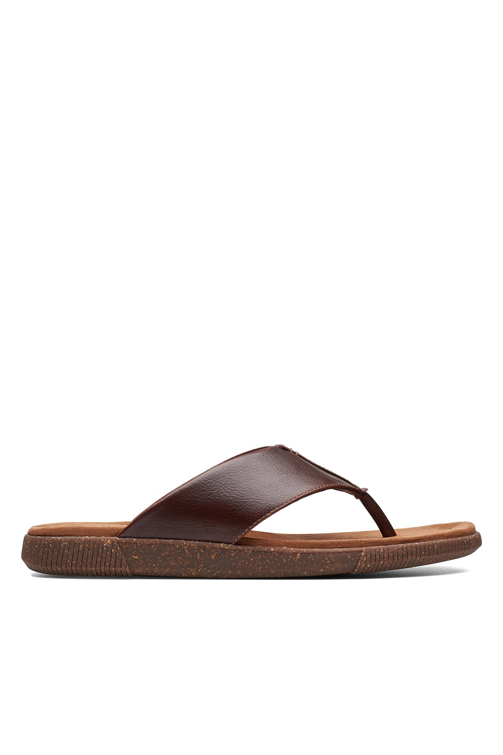 Clarks leather online slippers mens