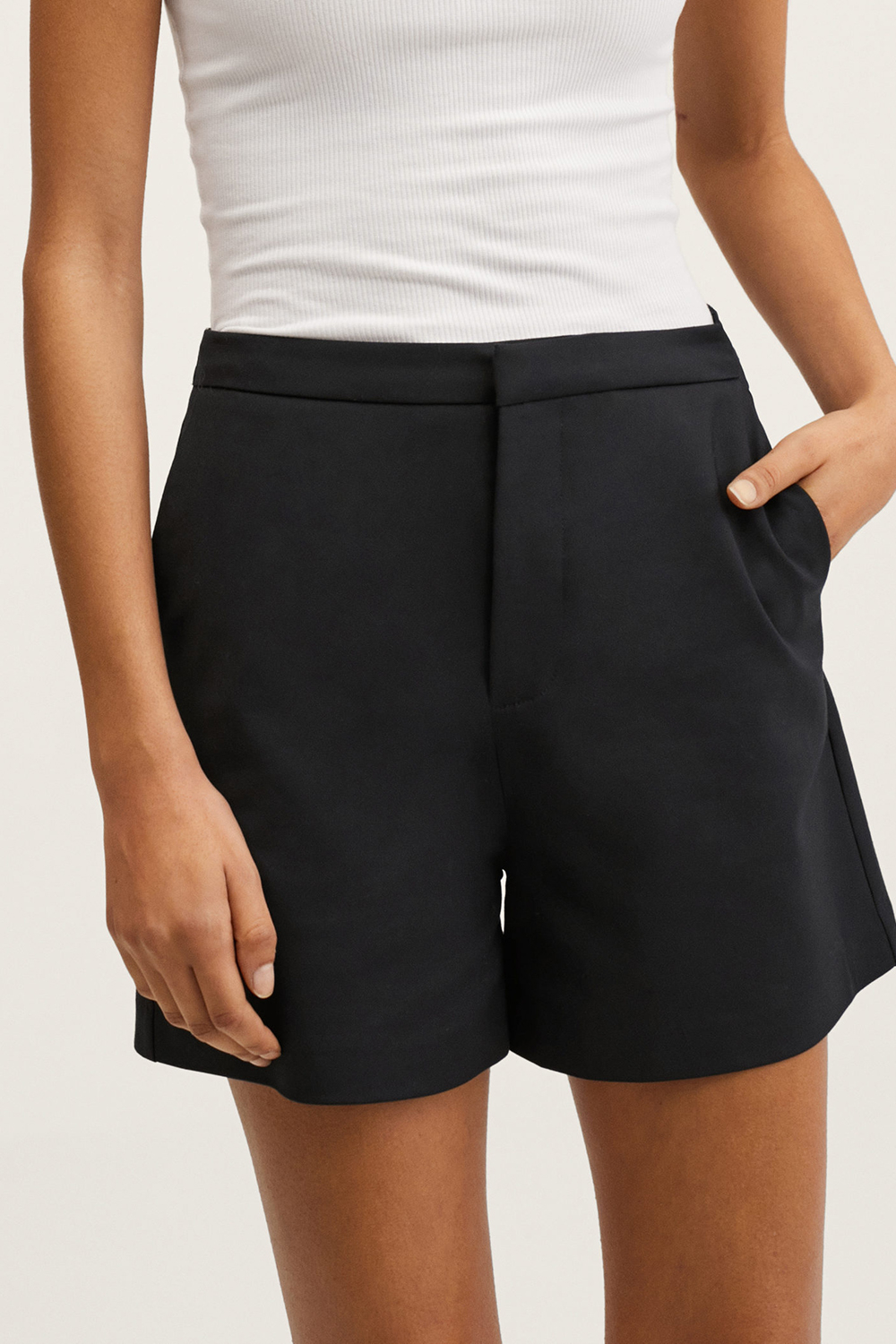 Mango Pockets Cotton Shorts | Odel.lk