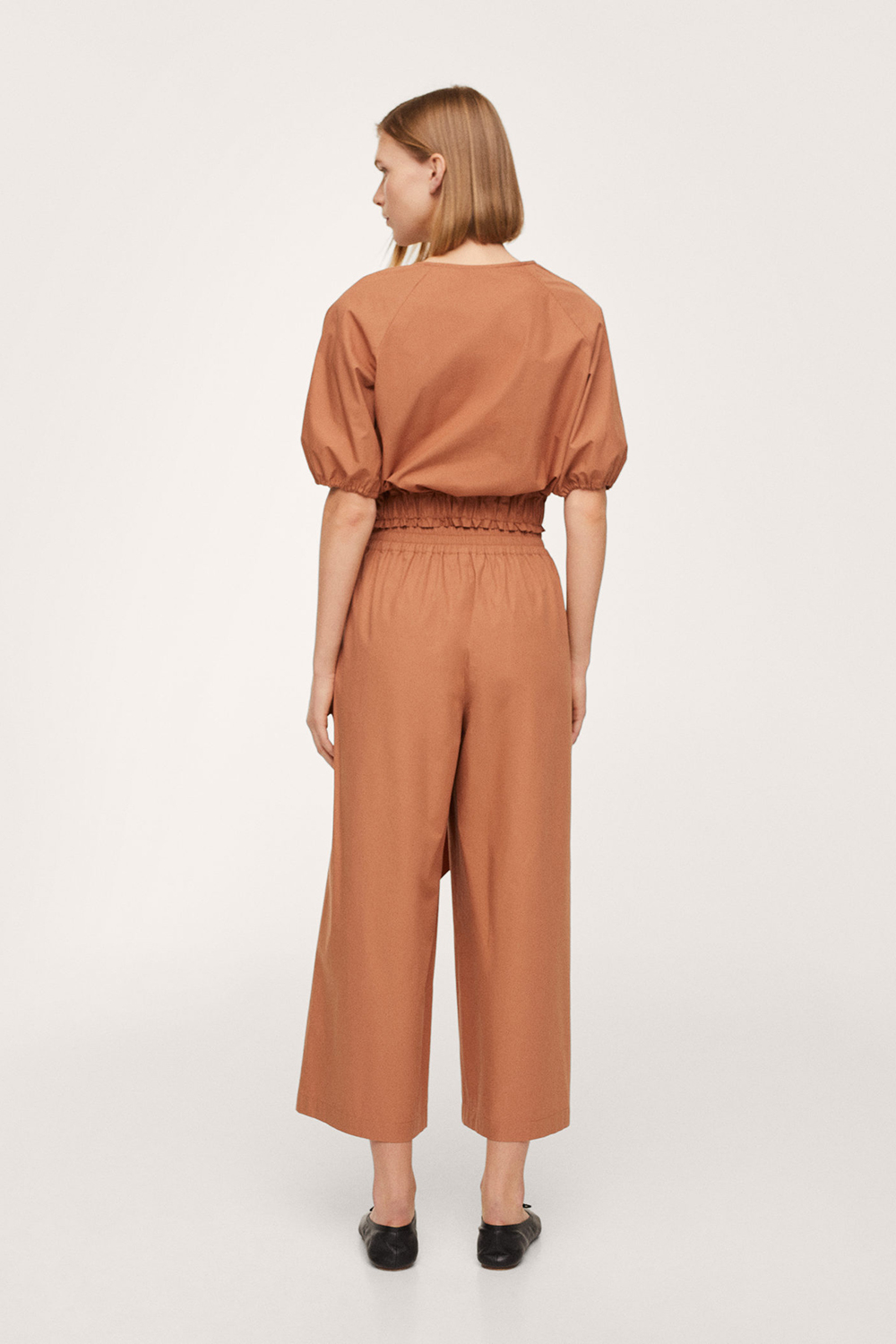 Mango + Cotton culotte jumpsuit