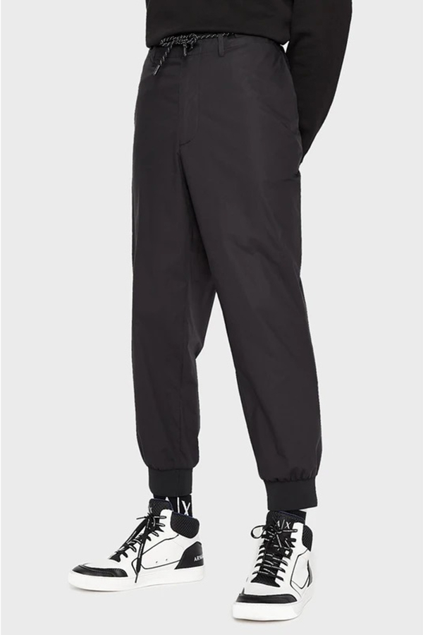 Armani Exchange Black Mens Trouser 