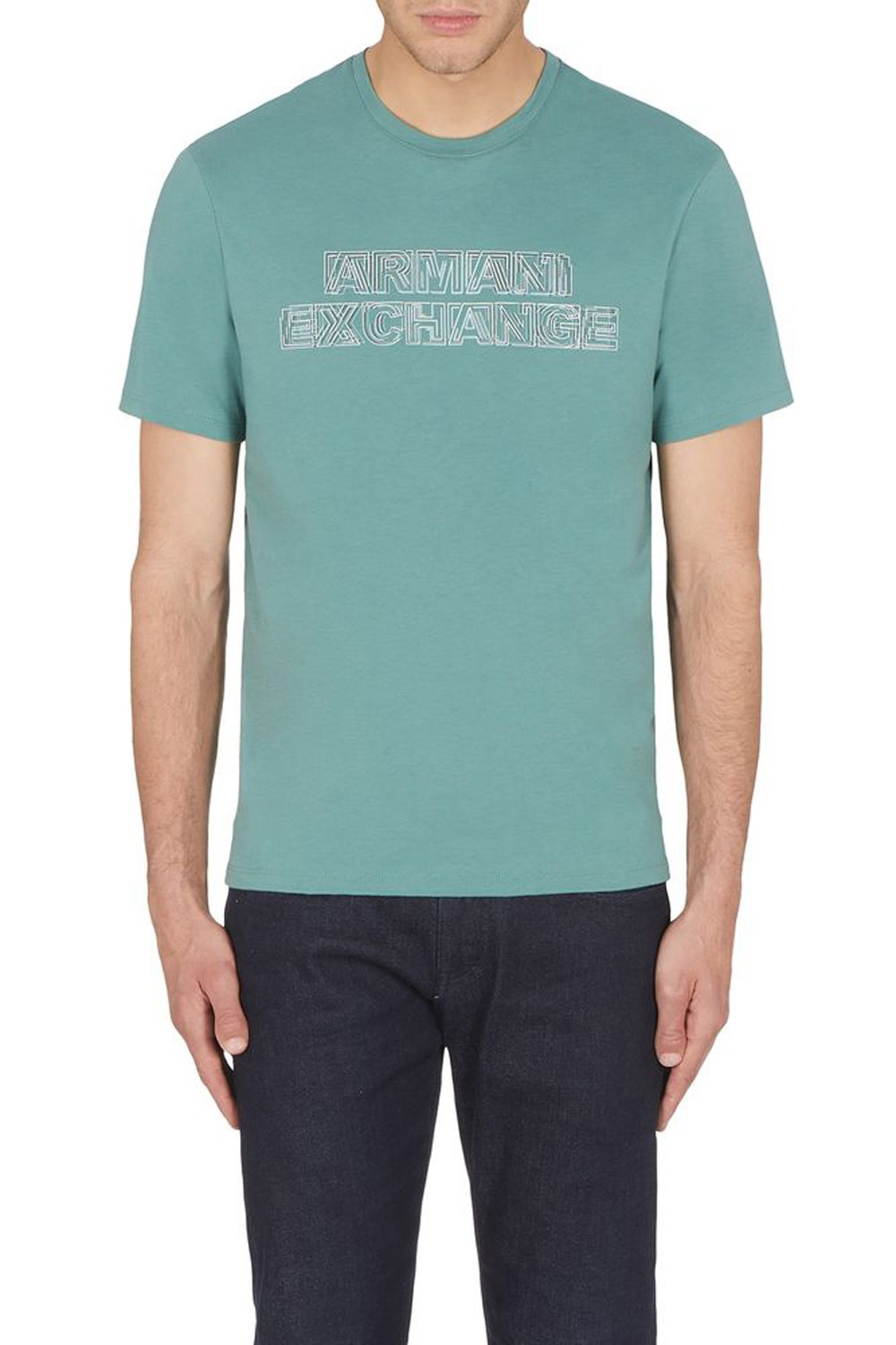 Armani Exchange Sagebrush Green Mens T-Shirt 