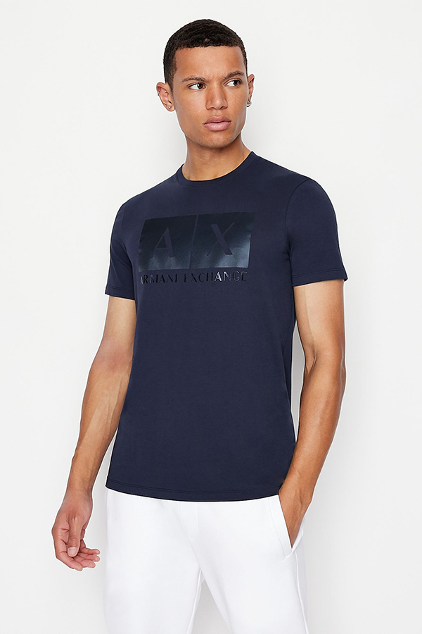 Armani Exchange Navy Blazer Mens T-Shirt 
