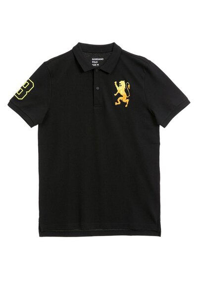 Giordano Men's 3D Lion Polo | Odel.lk