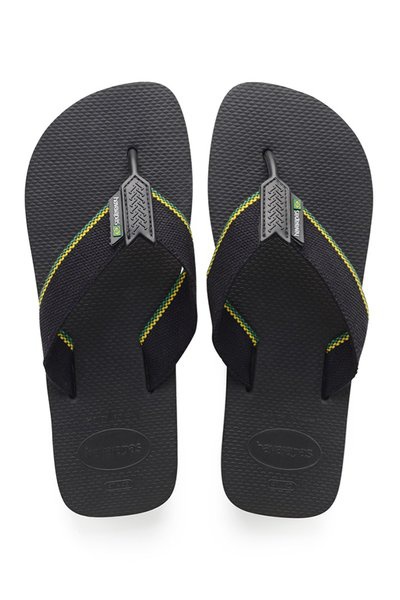 HAVAIANAS Plain Black Sandal Slipper | Odel.lk