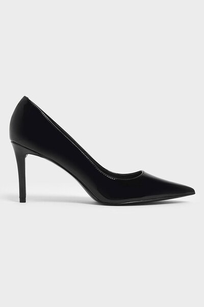 Charles & Keith Classic Pointed Toe Patent Pumps | Odel.lk