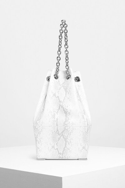 charles and keith chain handle shoulder bag