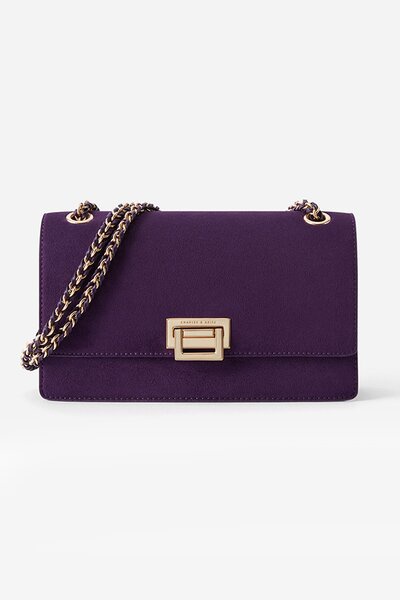 charles and keith flap bag