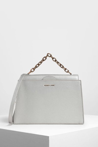 charles and keith tuck in flap bag