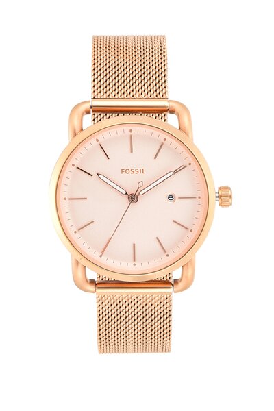 Fossil The Commut Stainless Steel Women'S Rose Gold-ES4333 | Odel.lk