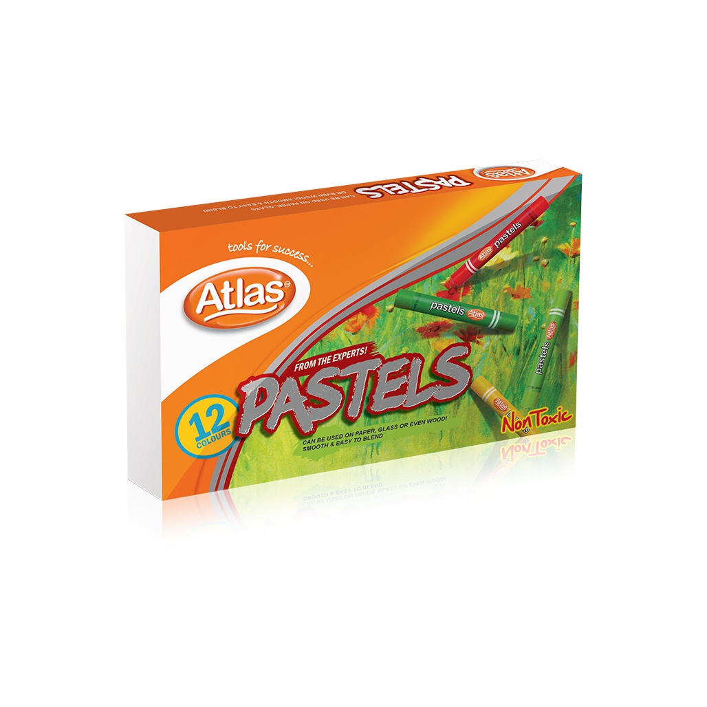 Atlas Pastel Colours 12 New - ATLAS - Stationery & Office Supplies - in Sri Lanka