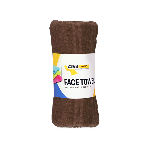 Caila Towel Face Brown 20X40 - CAILA - Bath-Ware - in Sri Lanka
