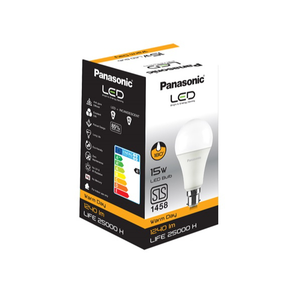 Panasonic Led Bulb 15W Warm Day Pin 22 - PANASONIC - Illumination & Lighting - in Sri Lanka
