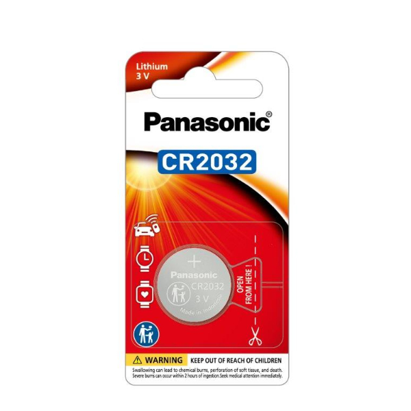 Panasonic Lithi Coin-Cr-2032Pt/1B - PANASONIC - Batteries & Chargers - in Sri Lanka