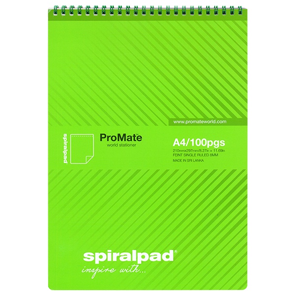 Promate Book Spiral Short A4 100P - PROMATE - Stationery & Office Supplies - in Sri Lanka