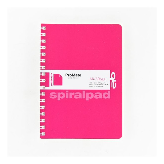 Promate Book Spiral Short A6 50P - PROMATE - Stationery & Office Supplies - in Sri Lanka