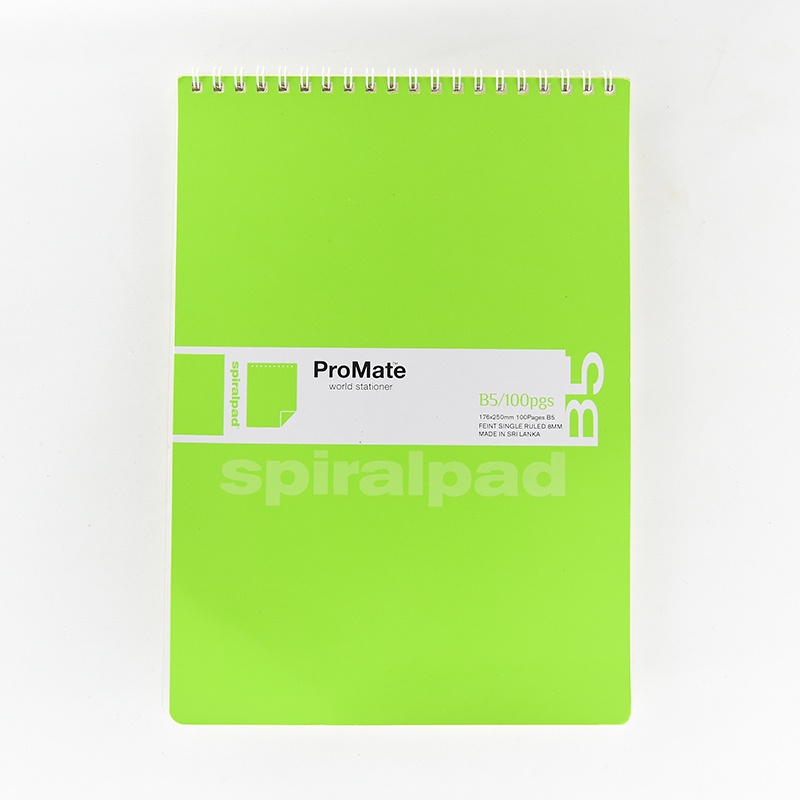 Promate Book Spiral Short B5 100P - PROMATE - Stationery & Office Supplies - in Sri Lanka
