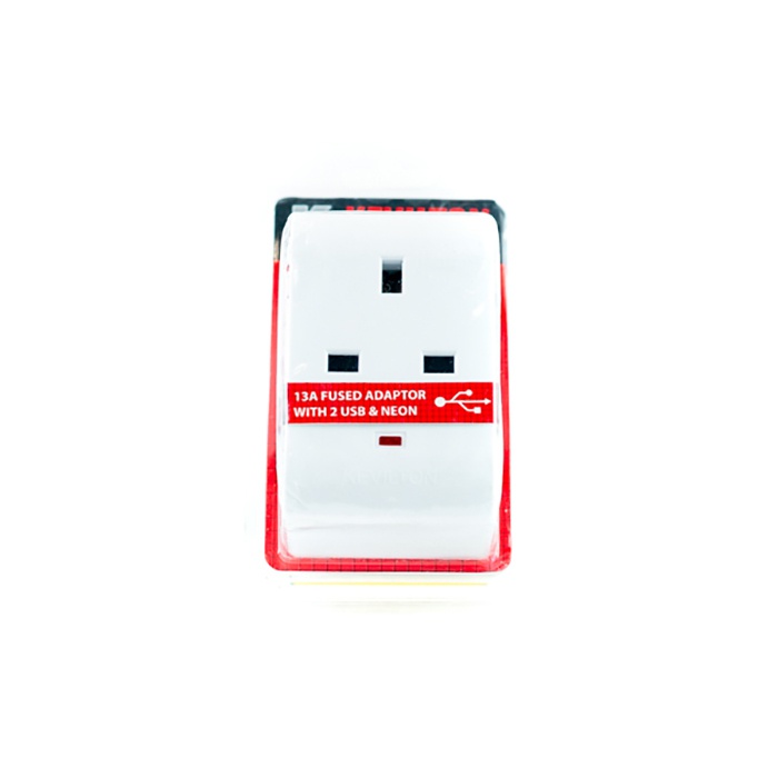 Kevilton Converter With Usb 13A To 13A - KEVILTON - Tools, Plugs & Electricals - in Sri Lanka