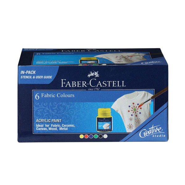 Faber Castell Fabric Color 6 - FABER CASTELL - Stationery & Office Supplies - in Sri Lanka
