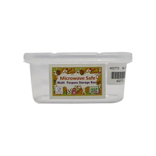 Hsp Clear Food Container 375Ml Hf012-A - HSP - Plastic & Storage - in Sri Lanka