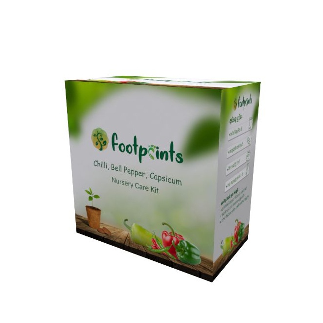 Footprint Nursery Care Kit - Chilli, Capsicum, Bell Pepper - FOOTPRINT - Gardening & Bbq - in Sri Lanka