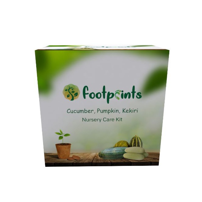 Footprint Nursery Care Kit - Pumpkin, Cucumber, Kekiri - FOOTPRINT - Gardening & Bbq - in Sri Lanka