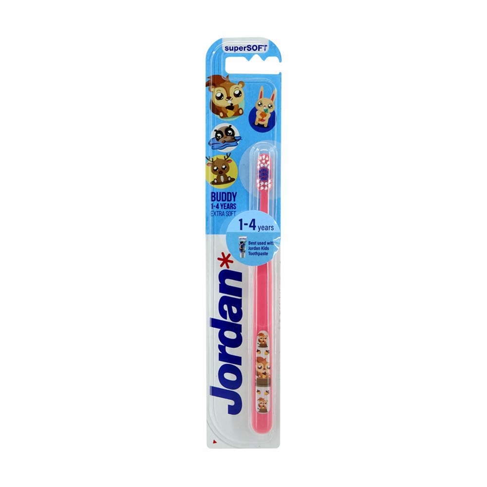 Jordan Kids Toothbrush Buddy 1-4 - Super Soft - JORDAN - Oral Care - in Sri Lanka