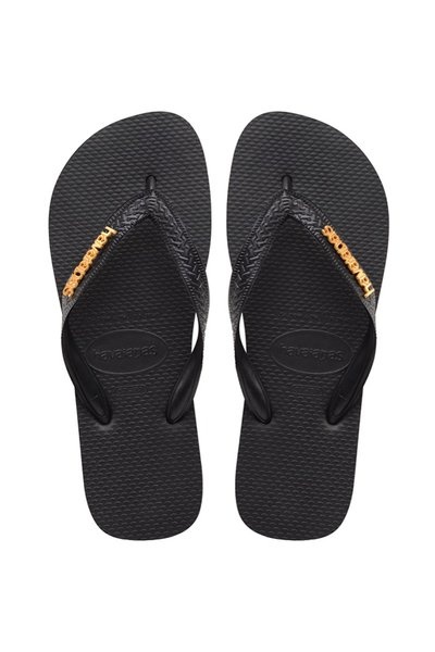 Havaianas plain black hot sale