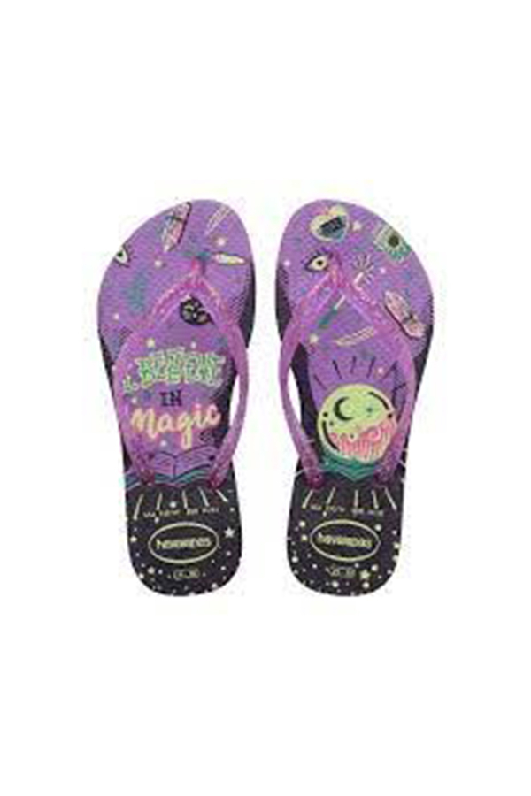 Havaianas Girl's Kids Slim Fashion Purple Sandals | Odel.lk