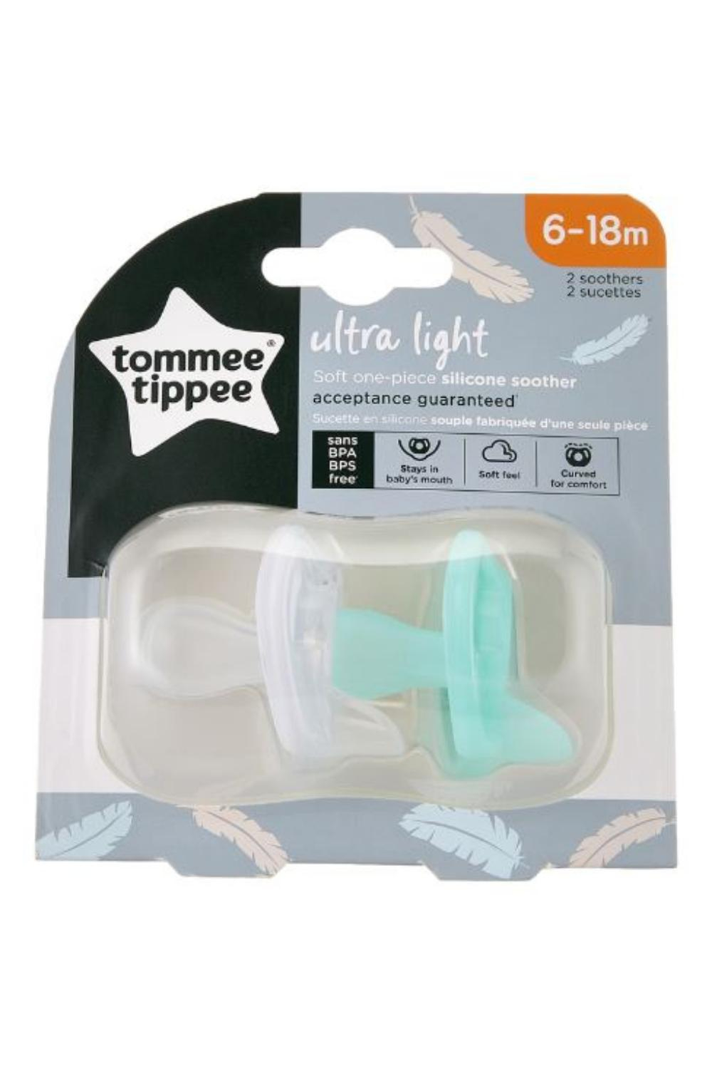 Tommee Tippee Ctn2X618M Ultralight Soothers Al Ar Odel.lk