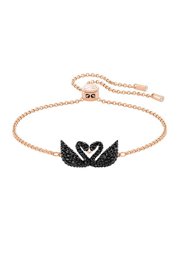 Swarovski gold discount swan bracelet