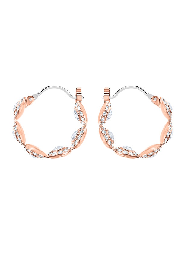 Swarovski angelic store earrings rose gold