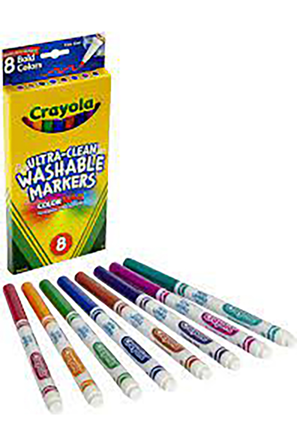 Crayola 8 Colors Board Line Ultra Clean Washable Marker (BOLD Color ...