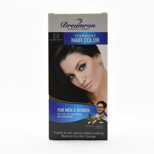 Dreamron Hair Color Ppd Free Pack  For Men & Women No Ammonia Black |  