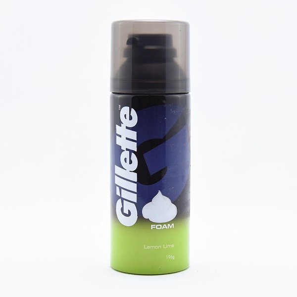 gillette foam lemon lime 196g