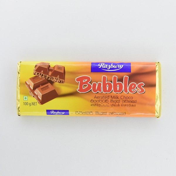 Ritzbury Chocolate Bubbles 100g Glomark Lk