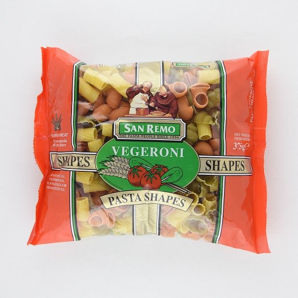 San Remo Pasta Vegeroni Pasta Shapes  375G 