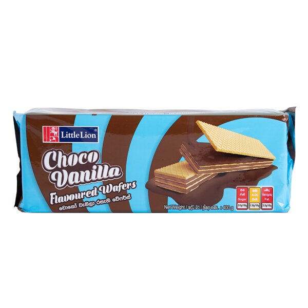wafers chocolate vanilla  400g