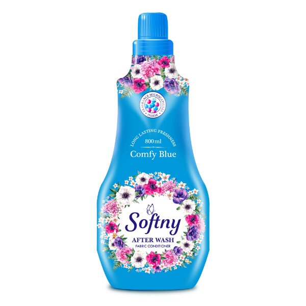 Softny febric Conditioner 800ml Blue