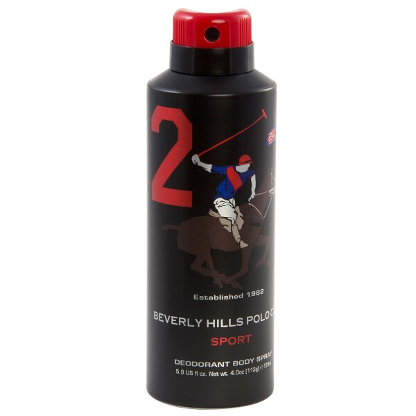 Bhpc Polo Sports Men Deo Spray Black 175Ml