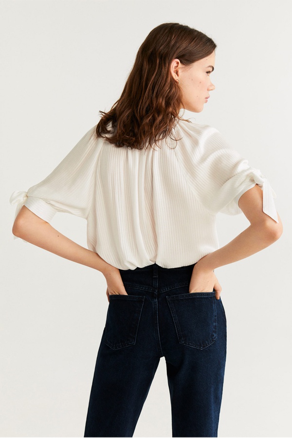 Blouse blanche online mango