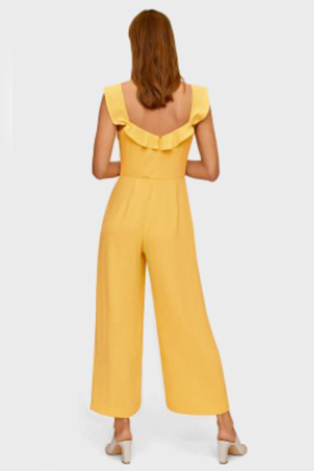 Mango mustard sale jumpsuit