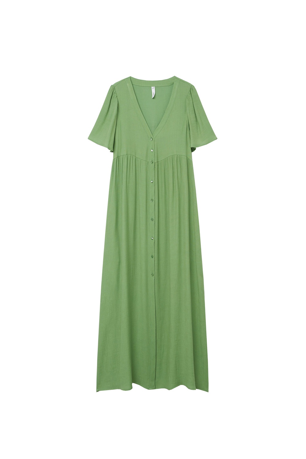 Mango green best sale maxi dress