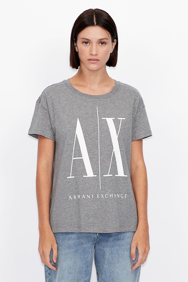 Armani Exchange Icon Logo Boyfriend Fit T-Shirt 