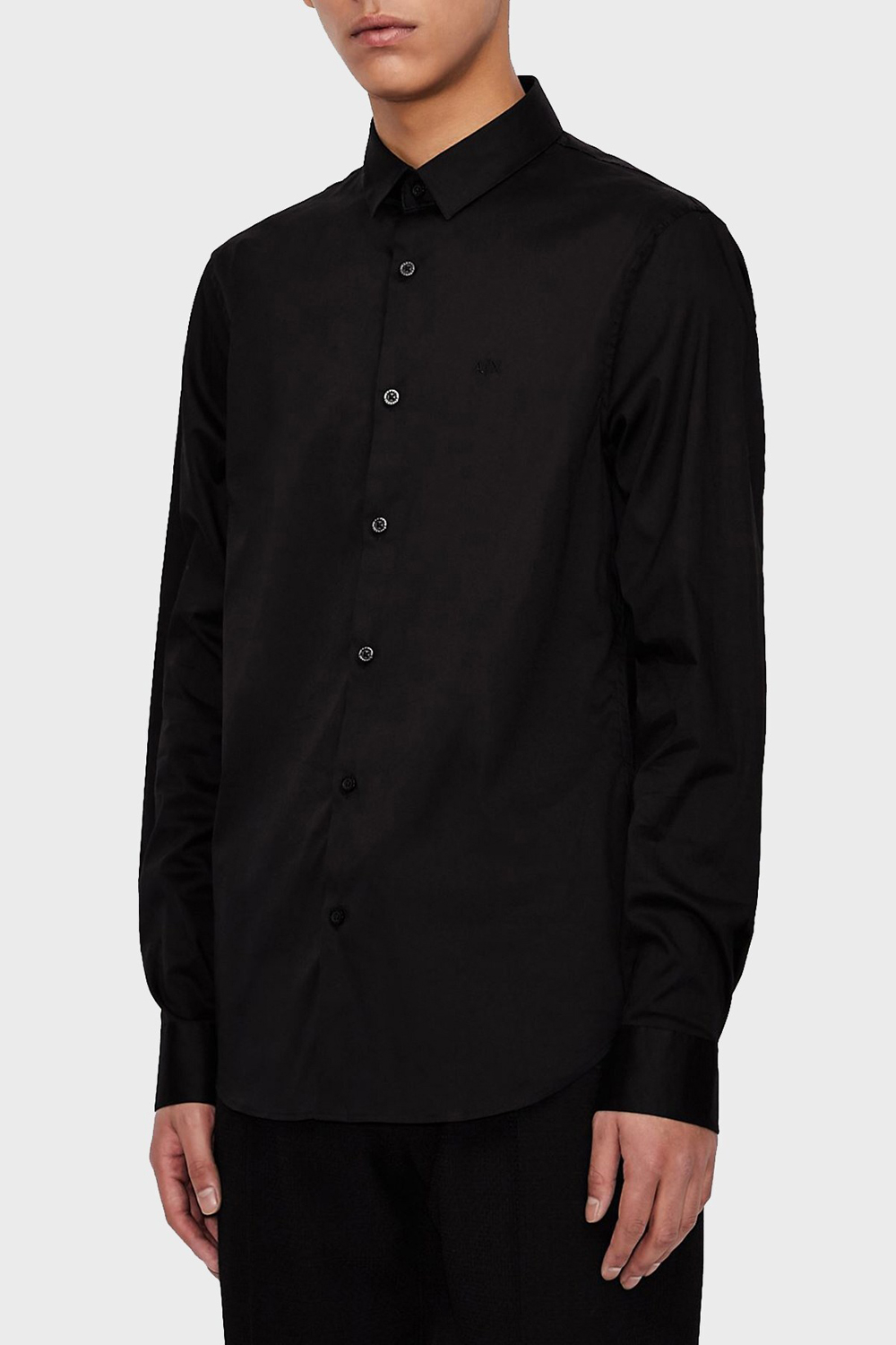 Armani exchange hotsell black shirt