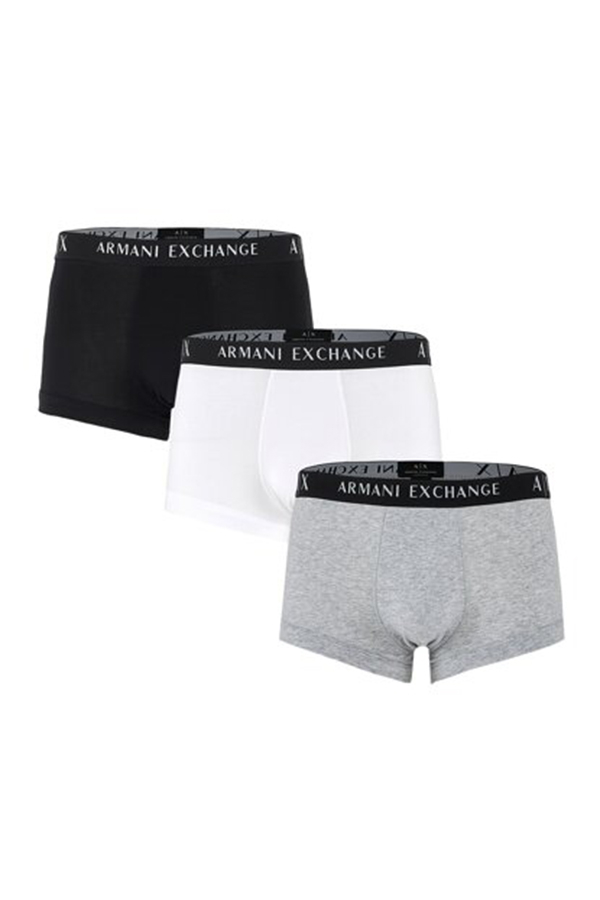 Armani Exchange Black/Grey/White Mens Underwear Set