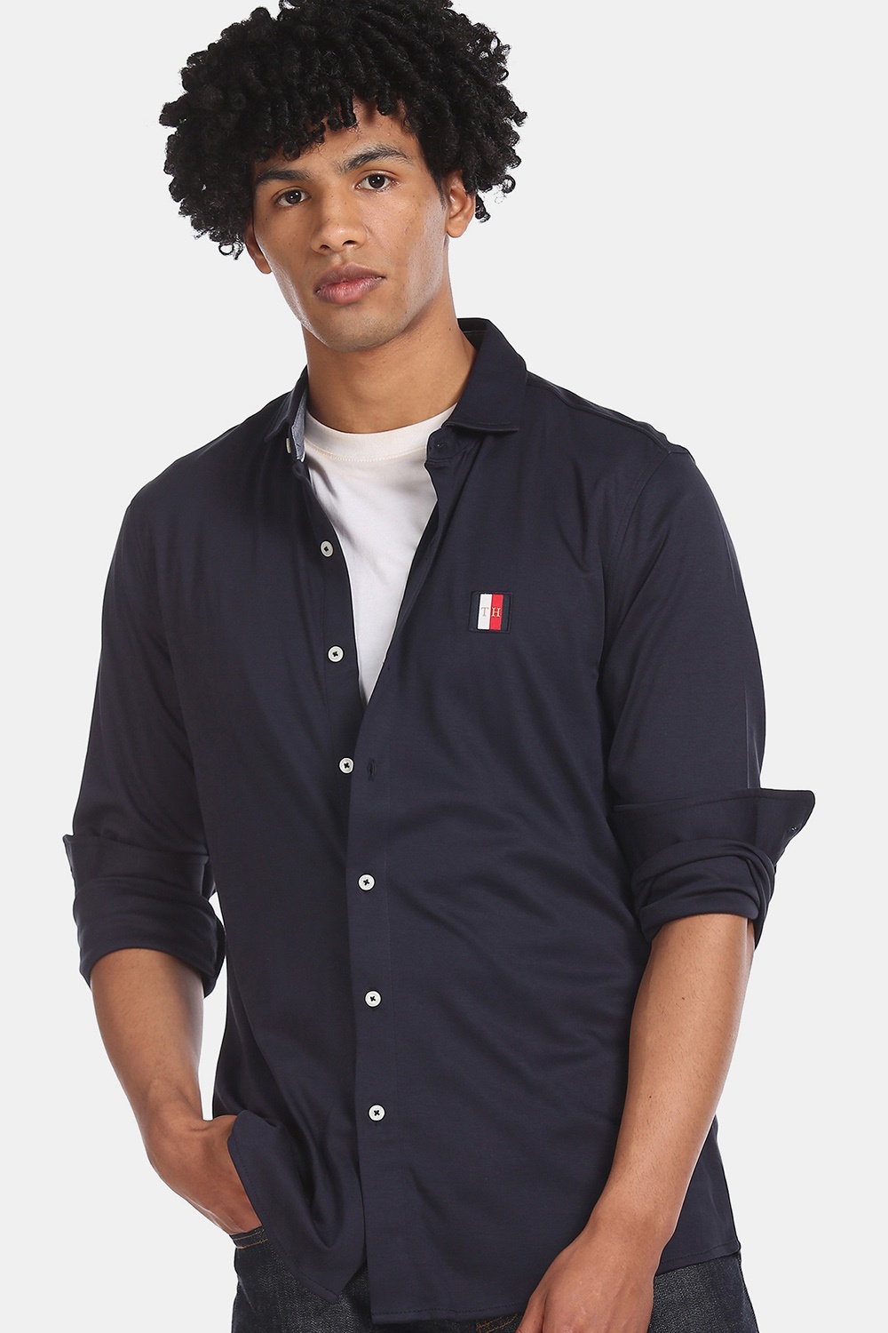 tommy hilfiger casual shirt