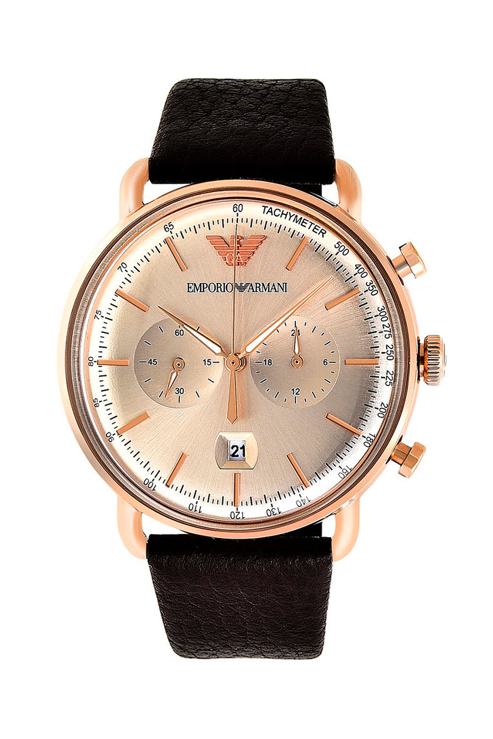 Emporio Armani Aviator Leather Men Watch Odel.lk