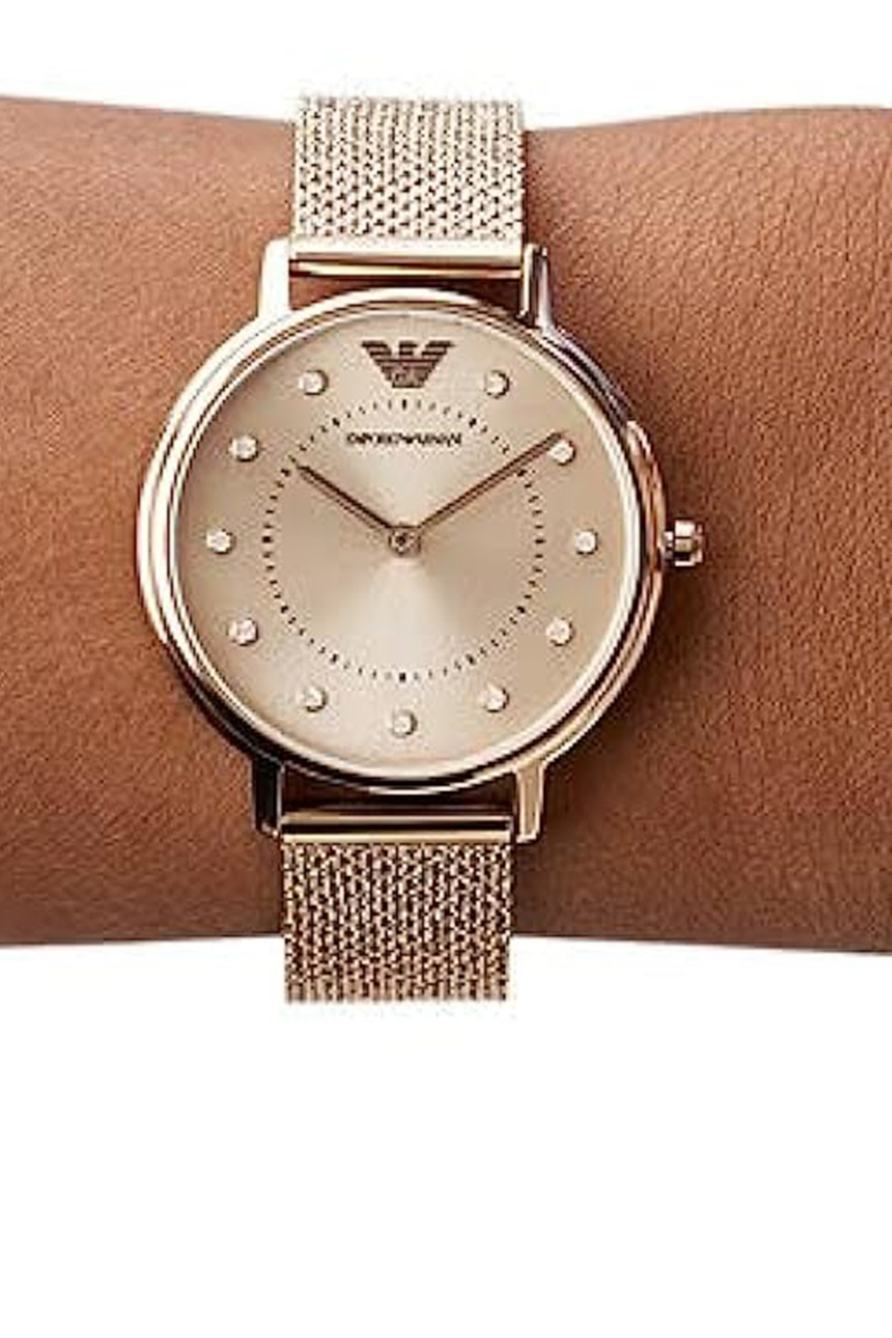 Ar11129 Emporio Armani Pink Watch Emporio Armani Women's Two-Hand